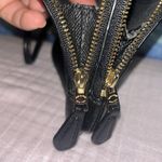 Coach  Black Pebbled Leather Double Zipper Wristlet Photo 9