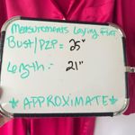 EXPRESS  Satin Wide Leg Pajama Set Women’s size XL in raspberry pink. Like new! Photo 2