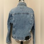 Harley Davidson Genuine Harley-Davidson Womens Light Wash Cotton Jean Jacket size L. Photo 7