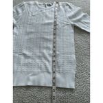 Madewell Womens Calla Snowy Lace Short Elbow Sleeve Knit Top White Size XS Photo 7