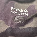 Reebok  Womens Size 3X Grey Gray‎ Camo Camouflage Athletic Leggings Workout Gym Photo 1