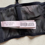 Victoria's Secret NWOT  Dream Angels Black Sexy Floral Front Bow Bra Bralette Photo 5