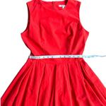 BB Dakota Red A-Line Sleeveless Pleated Mini Dress Size 2 Photo 4