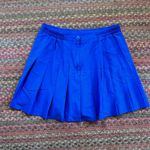 VTG COBALT BLUE PLEATED SKIRT Size M Photo 2