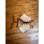 Cordani Whitley Slide On Platform Sandal Suede Tan Size 7.5 Photo 3
