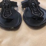 Rue 21  Etc! Black Size 6/7 Flip Flops Photo 3
