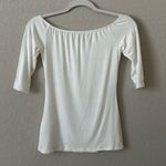 Boutique O2 Denim Half Sleeve Off Shoulder Shirt Photo 1