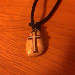 Cross on a Stone Necklace from Jerusalem Photo 3