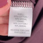 Garnet Hill  Favorite Maxi Knit Skirt Size Medium Petite Dark Purple Cotton Modal Photo 7