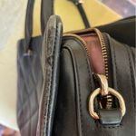 Kate Spade Emerson Place Olivera Quilted Satchel Black and Gold Photo 9