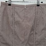 Nanette Lepore Red/Whitte/Blue Striped Pencil Skirt w/Ruffled Lower Panel-Size 4 Photo 9