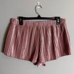 Free People Intimately FP Ribbed Velvet Sleep Shorts Women's Medium Pink Cozy Photo 2