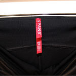 Spanx Women’s Black Faux Leather Casual Stretchy Side Stripe Leggings Size XS Photo 5