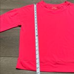 Lucky in Love LUV Hype Long Sleeve Tennis Top Coral Crush Pink Size XS/S Photo 9