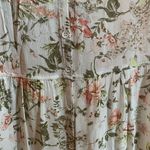 Frye  L floral button down pockets Floral Maxi Dress Photo 5