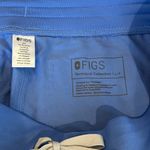 FIGS  Technical Collection Blue Drawstring Waist Scrub Pants size Large Petite Photo 2