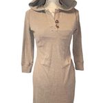 Lauren Ralph Lauren Vintage Sweatshirt Hoodie Dress Women's Small Light Brown Tan Photo 1