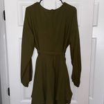 Amazon Olive Green Dress Photo 2