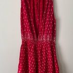 H&M  Coachella Collection Red Bandanna Open Back Romper Size 6 Photo 9