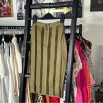 House Of CB  Olive Khaki Sheer Striped Bandage Pencil Skirt Womens XS New NWT Photo 2