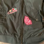 Ci Sono  Olive Green Patches Women's Flight Bomber Jacket Size Medium Photo 8