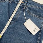 3x1 NEW  MIMi CUTTRELL Kelli Flared Slit High Rise Jeans Button Fly size 25 Photo 11