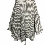 Moral Fiber  Button Front Striped Mini Dress 20PE Photo 2