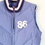 PINK - Victoria's Secret Victoria’s Secret True Pink Love Size XS/Small Blue Down Puffer Vest Full Zipper Photo 1