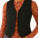 Jones New York Vintage Beaded Vest | Boho Indie Y2K Layering Piece Photo 2