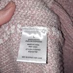 Olive & Oak  Pink and White Check Cowl Neck‎ Sweater Size Large Photo 4