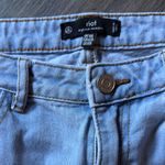 Missguided  Riot Light Blue Women's High Rise Distressed Mom Jeans Size US10R Photo 2
