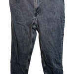 Abercrombie & Fitch The Mom High Rise Straight Leg Jeans Black Womens Size 27 4 Photo 0