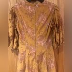 Keepsake the Label Lace Overlay‎ Mini Dress in Golden Yellow Brown Size Small Photo 6