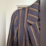 Banana Republic  Navy & Gold Striped SPENCER SUIT JACKET Blazer Size XS NWT $230 Photo 5