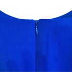 Tahari  Blue Mid Length Cold Shoulder Dress Sz 6 Photo 4