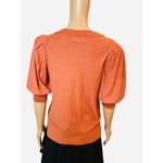 Nation Ltd   Puff Sleeve Crewneck Tee size S Red Clay Photo 4