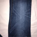 EXPRESS  Size 0R Stretch Repreve Ankle Legging Mid Rise Blue Distressed Raw Hem Photo 6