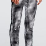 ZARA Gingham Ankle Workwear Pant Photo 0