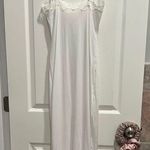 SKIMS FITS EVERYBODY CORDED LACE LONG SLIP DRESS MARBLE LARGE Photo 5