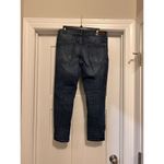Just USA Women’s Size 31 Blue Denim Slim Leg Stretch Distressed Mid Rise Jeans Photo 5