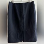J.Crew  Black Wool Skirt, Black Pencil Skirt, Solid Knee-Length Skirt, Size 4 Photo 10