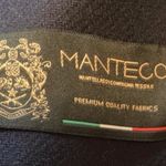 ZARA NWT Manteco (Italian Wool) Navy Blue Coat Photo 9