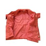JM Collection  Coral Snap Button‎ Drawstring Waist Flap Pockets Coatigan XL Photo 2