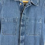 Everlane The Supersoft Jean Coveral Women's Size 8 Denim Blue Short Sleeve Photo 2