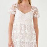 Endless Rose ‼️ Crochet Lace Bustier Puff Mini Dress‼️ Photo 0