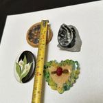Lot Of 4 Handmade Hand Crafted Novelty Brooch Pins Photo 6