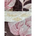 Floral Rose Brown Satiny Vintage Robe Kimono size Small Photo 4