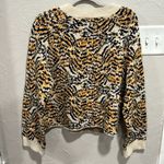 Rachel Comey For Target Animal Print Crewneck Pullover Sweater Size Large Photo 4
