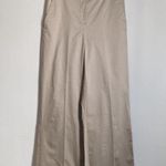 Massimo Dutti NWT  Wide Cuffed Legged Trouser Pants cotton size 4 Photo 1