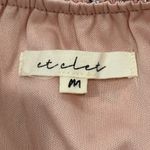 Et Clet Pink Floral Mini Dress Puff Sleeve Medium Coquette Cottagecore Garden Photo 7